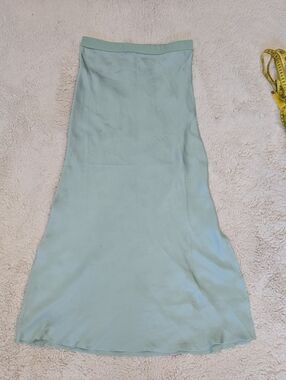 Light Sage Slip Skirt